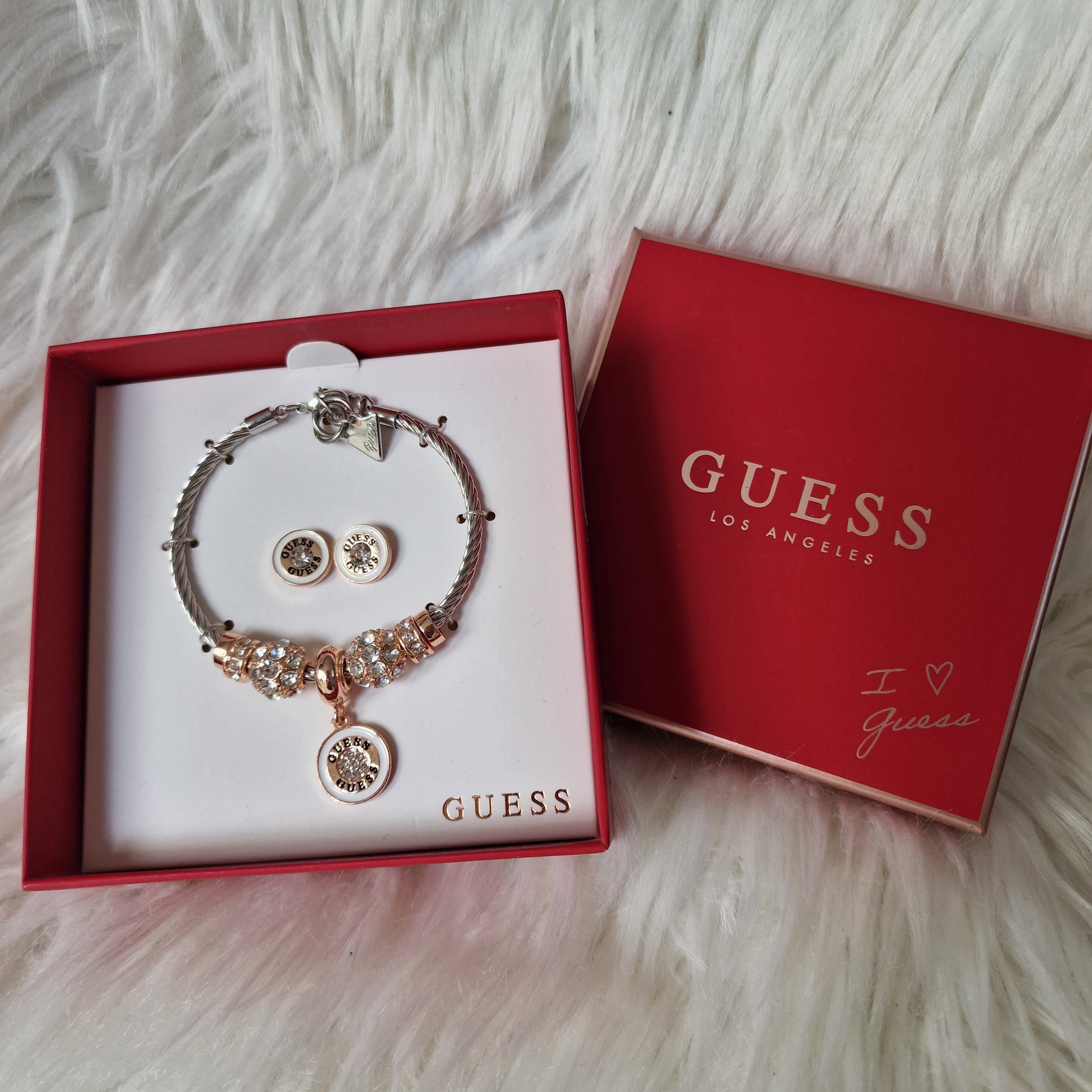 GUESS Bracelet & Earrings A6