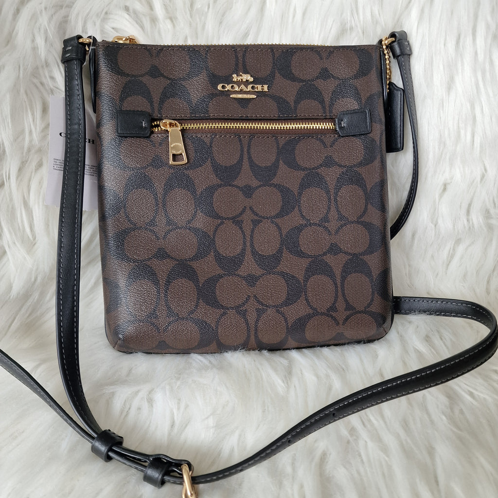 Coach Mini Rowan File Bag in Signature Canvas A16