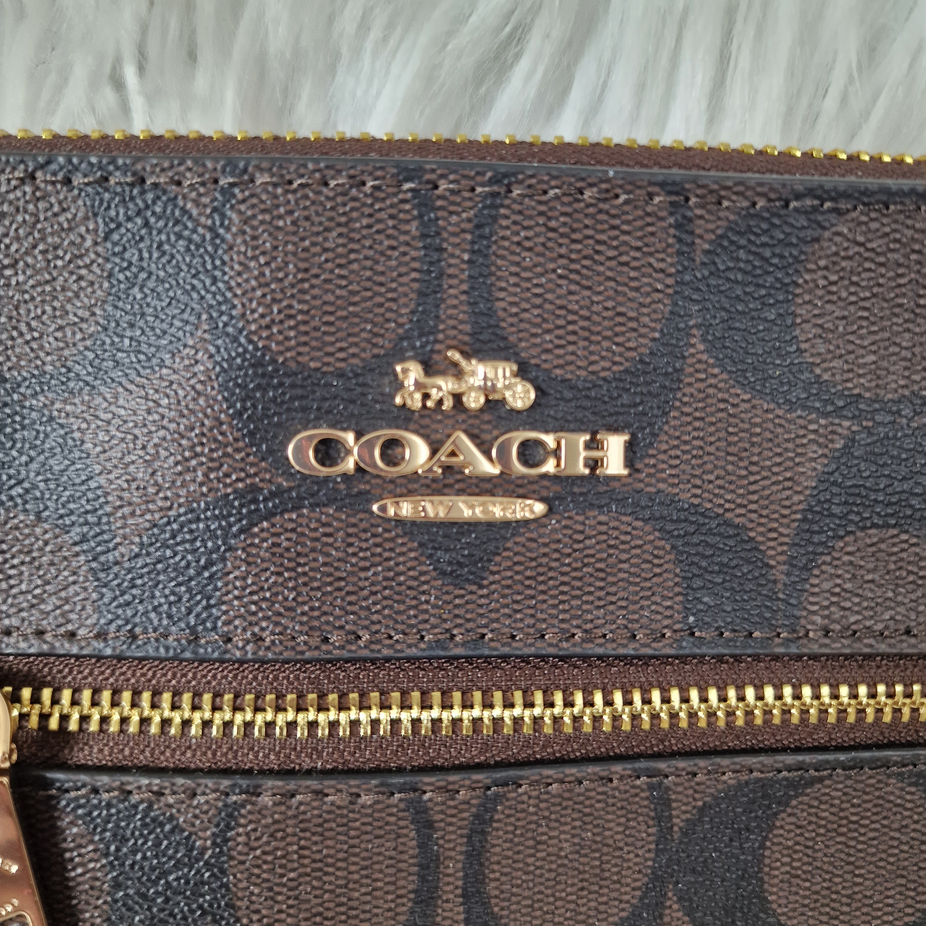 Coach Mini Rowan File Bag in Signature Canvas A16