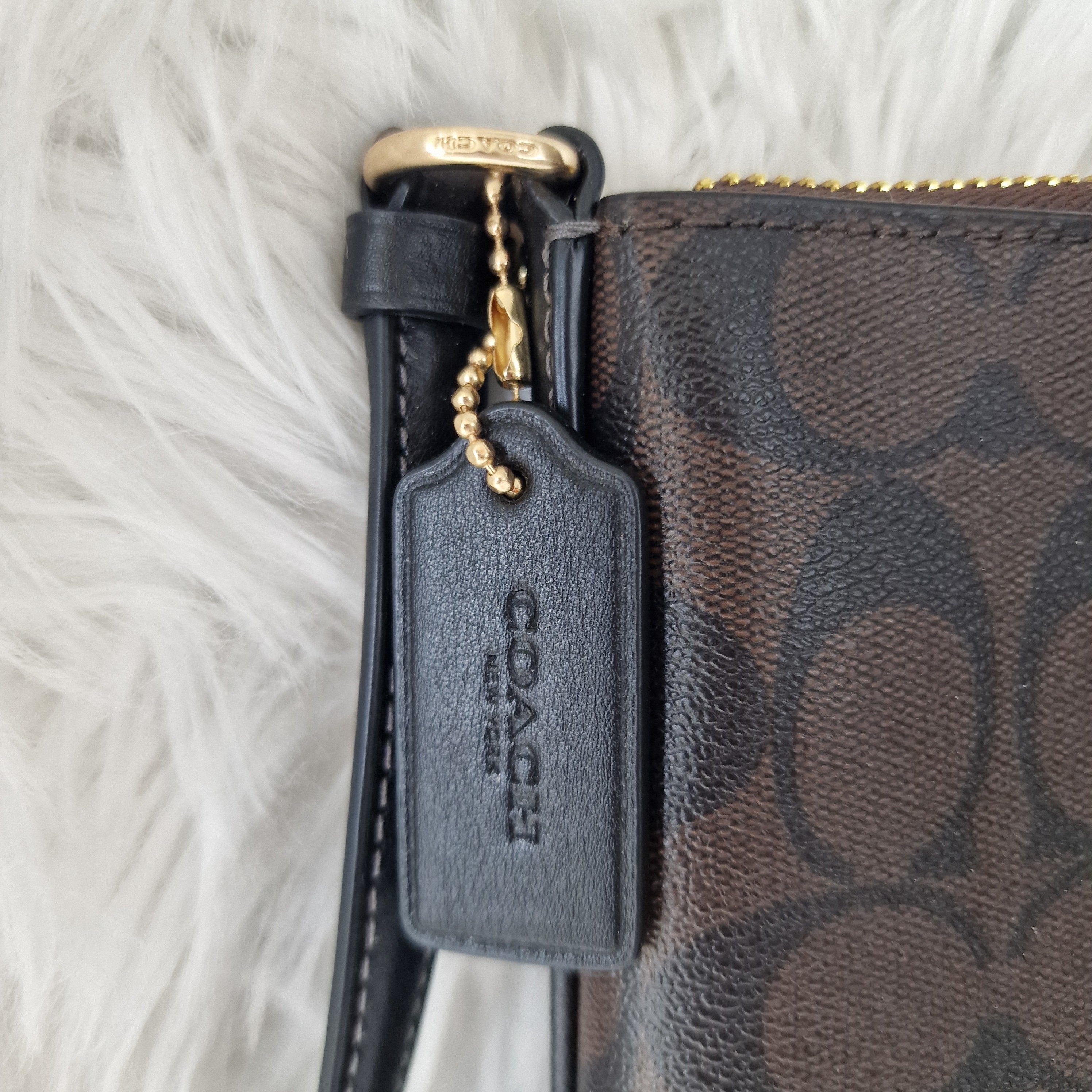 Coach Mini Rowan File Bag in Signature Canvas A16