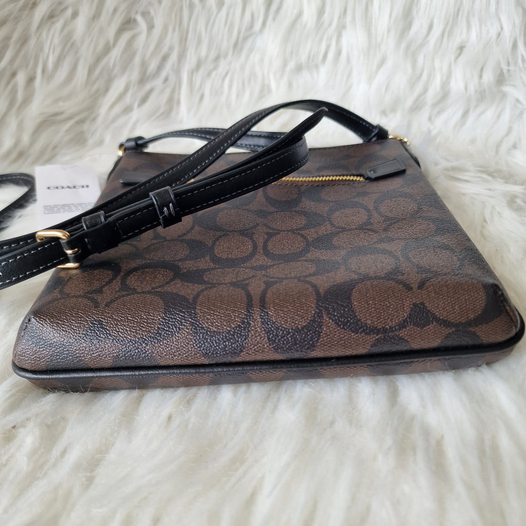 Coach Mini Rowan File Bag in Signature Canvas A16