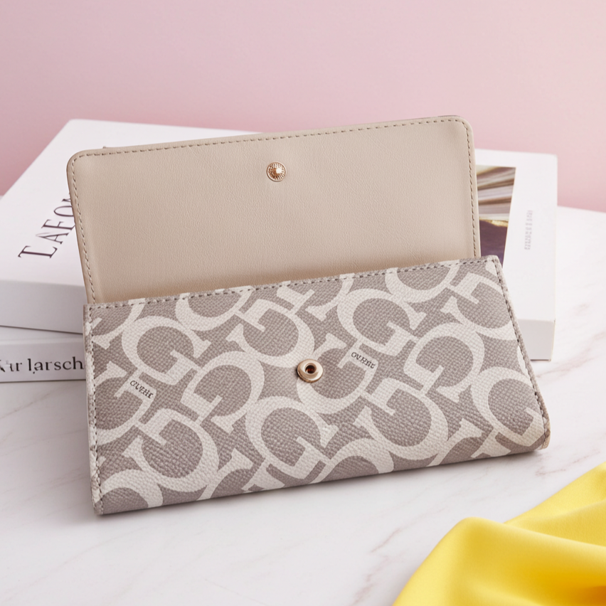 GUESS Abree Logo Slim Clutch Wallet A8