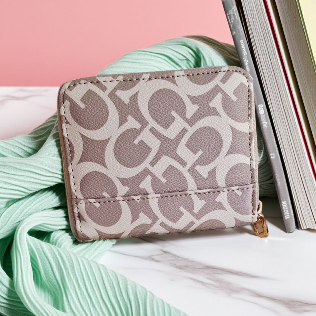 GUESS Abree Logo Small Zip Wallet A10