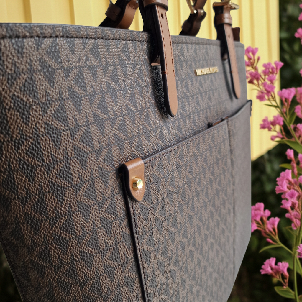 MICKAEL KORS Medium Logo Pocket Tote Bag A19