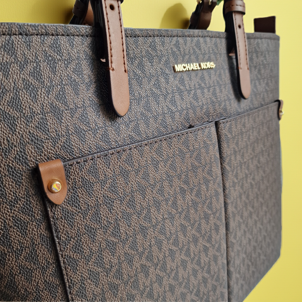 MICKAEL KORS Medium Logo Pocket Tote Bag A19