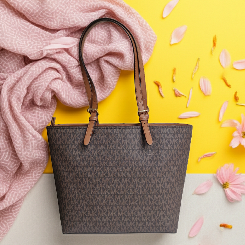 MICKAEL KORS Medium Logo Pocket Tote Bag A19